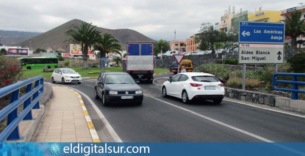 Cambios de tráfico en la TF 65 Las Chafiras por el proyecto del