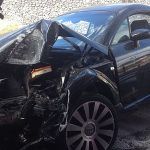 Bomberos de Tenerife intervienen en un accidente de tráfico en la capital tinerfeña