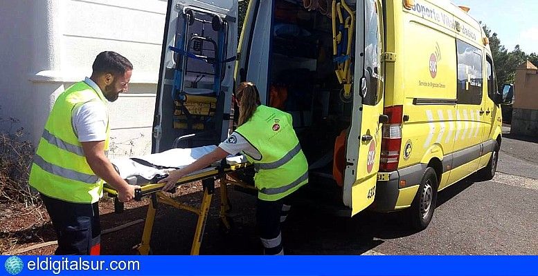 herida Senderista lesionada ambulancia del SUC
