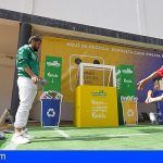 El Club Deportivo Mensajero y Ecoembes fomentan el reciclaje entre la afición palmera