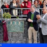 Inauguran en La Gomera la plaza Leoncio Bento en Agulo tras su remodelación