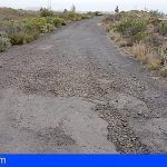 Cs Arico denuncia el lamentable estado que presenta la carretera de acceso al parque recreativo El Contador