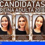 5 jóvenes aspiran al título de Reina Adulta de las Fiestas de Puerto de Santiago 2018
