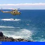 El helicóptero del GES en El Hierro tuvo que hacer un salvamento sin grúa de rescate