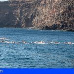 La Gomera | Sesenta nadadores participan en la Travesía a Nado a Puntallana de las Fiestas Lustrales