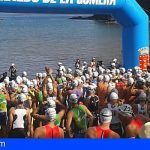 Más de 230 deportistas participan este sábado en el XXIV Triatlón Isla de La Gomera