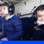 Javier, un niño afectado de una cardiopatía, cumple su sueño de ser por un día “piloto” de helicóptero de la Guardia Civil