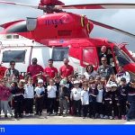 Canarias | Seguridad y Emergencias acerca la labor de los helicópteros del GES a los escolares canarios