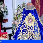 Santiago del Teide dona un manto y saya a la Virgen del Rosario