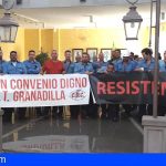 Los trabajadores de la central térmica de Granadilla afrontan su 5to. día de encierro