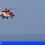 Un senderista herido en Tamaimo fue rescatado por un helicóptero del GES