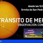 La Gomera será epicentro de la observación del tránsito de Mercurio