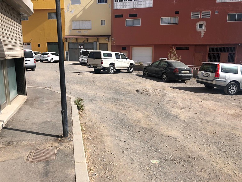 asfaltado de la calle Rosario la Maestra