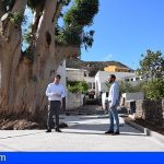 Santiago del Teide | Visita a las obras de mejora del espacio urbano de la calle La Hoya en Valle de Arriba
