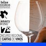 Convocado el XVII Concurso Regional de “Cartas de Vinos de Canarias”