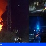 Un conato de incendio en Icod de Los Vinos deja 250 m2 quemados
