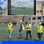Arona impulsa la Ciudad Deportiva de Valle San Lorenzo con el avance de la reforma del campo Óscar Pérez Barrios
