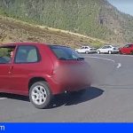 Tenerife | Investigan al conductor que realizó un trompo en la carretera de Los Loros TF-523