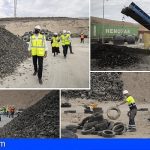 Ya se han retirado 2.500 toneladas de neumáticos del Complejo Ambiental de Arico
