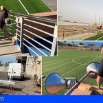 Adeje lleva a cabo una serie de obras de mejora en las instalaciones deportivas municipales