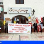 Trabadores de Quirónsalud Costa Adeje se concentran para exigir la negociación del convenio colectivo