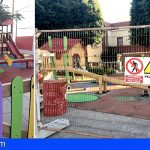 Guía de Isora avanza a buen ritmo las obras de los parques infantiles