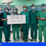 El HUC alcanza los 3.000 trasplantes renales tras 40 años de la puesta en marcha de este programa