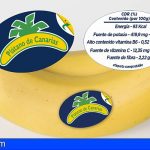 Plátano de Canarias, primera fruta en España que ofrece un etiquetado nutricional para la venta a granel