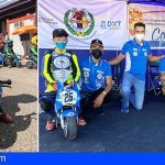 San Miguel | Eyden Diaz y Arón González en el Campeonato de España de Minivelocidad de Motociclismo