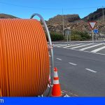 La instalación de la fibra óptica en San Miguel avanza a buen ritmo