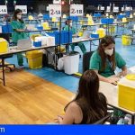 CC-PNC Tenerife: «En el Pabellón Santiago Martín no se está vacunando 24 horas, tal y como anunciaron los presidentes»
