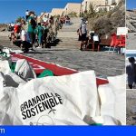 Granadilla | La jornada de limpieza del litoral y del fondo marino retira 200 kilos de residuos