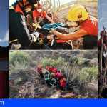 Rescatan a un parapentista con heridas moderadas en Santiago del Teide