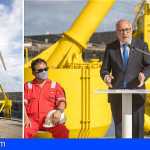 El Cabildo de Gran Canaria presenta un prototipo de aerogenerador flotante marino