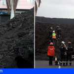 Resultados iniciales satisfactorios en la primera prueba para retirar lava en La Palma