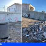 CC de Arona denuncia la acumulación de escombros y basura en El Fraile, cercanas al campo de fútbol Dionisio González