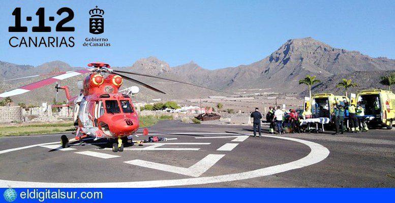parapentista herido grave helicóptero GES Montaña Tinguaro