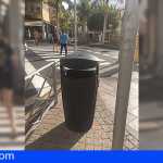 Arona renueva las papeleras de varias avenidas principales de Los Cristianos y Playa de Las Américas
