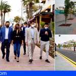 Turismo de Canarias y Cabildo de Tenerife entregan al Ayuntamiento de Arona la renovada calle México