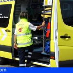 Dos heridos tras la colisión de un coche y una motocicleta en Tacoronte