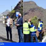 Santiago del Teide | Emilio Navarro y Enrique Arriaga abordan asuntos en materia de carreteras y movilidad