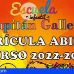 San Miguel | Escuela Infantil Municipal Capitán Galleta abre el plazo de renovación y solicitud de plaza