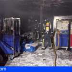 Arona | Un incendio en una lavandería fue sofocado por los Bomberos en la madrugada