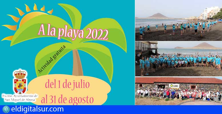 Personas mayores y especiales se beneficiarán gratuitamente de “A la playa 2022” en San Miguel de Abona