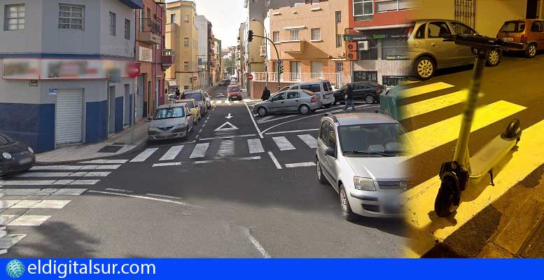 Herido de gravedad tras chocar su patinete contra un vehículo en Santa Cruz de Tenerife