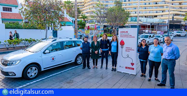 Taxistas de Adeje colaboran en la Hemodonación