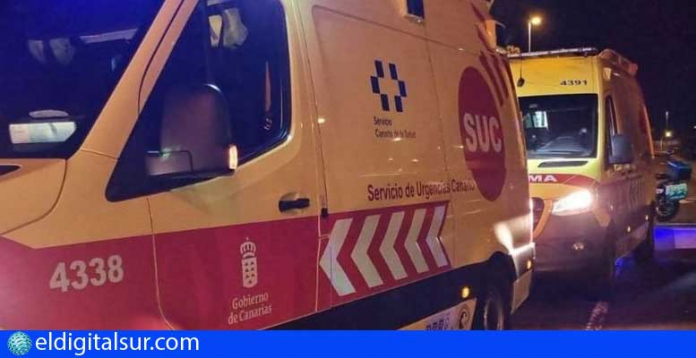 atropellado en Los Cristianos ambulancias SUC
