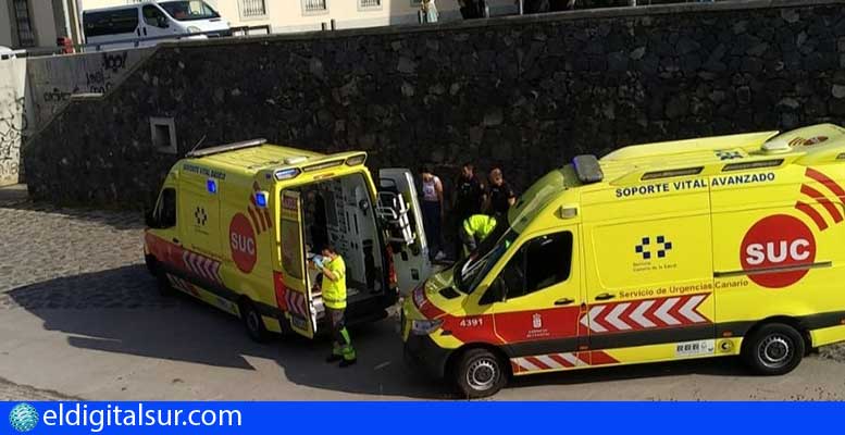 Barranco de Santos herido Ambulancias