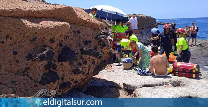 herido en el puertito de adeje