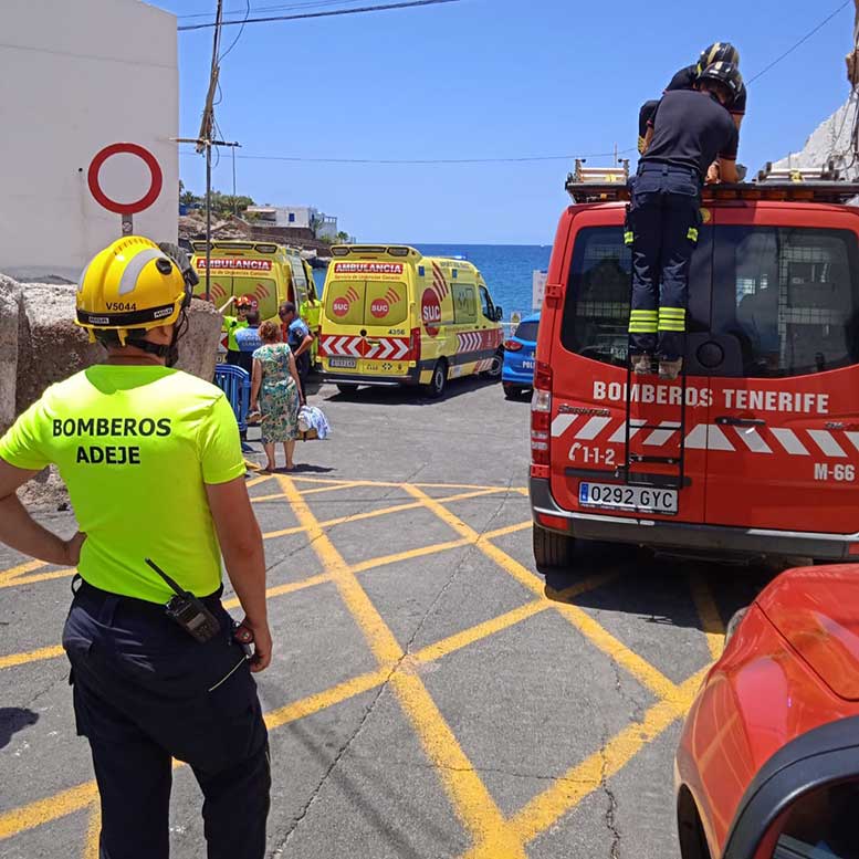 herido en el puertito de adeje